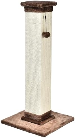 Amazon Basics Cat Tree Tower With Scratching Post And Hammock Bed for Indoor Cat - 40.6 x 51 x 40.6 Cenitmeters, Grey
