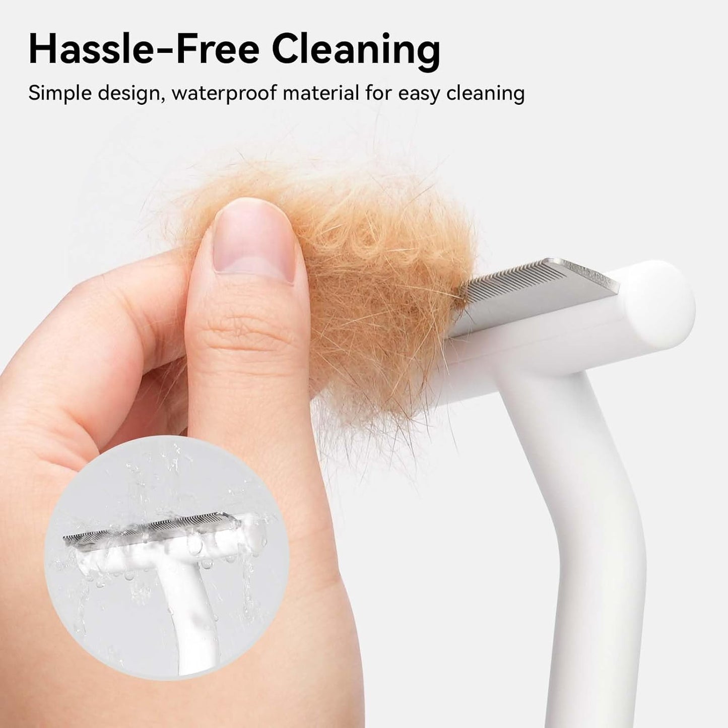 aumuca Cat Brush for Shedding and Grooming, Self Cleaning Slicker Brush for Short or Long Haired Cats, Pet Dog Hair Brush for Puppy Kitten Massage Removes Loose Undercoat, Mats, Tangled Hair, Shed Fur