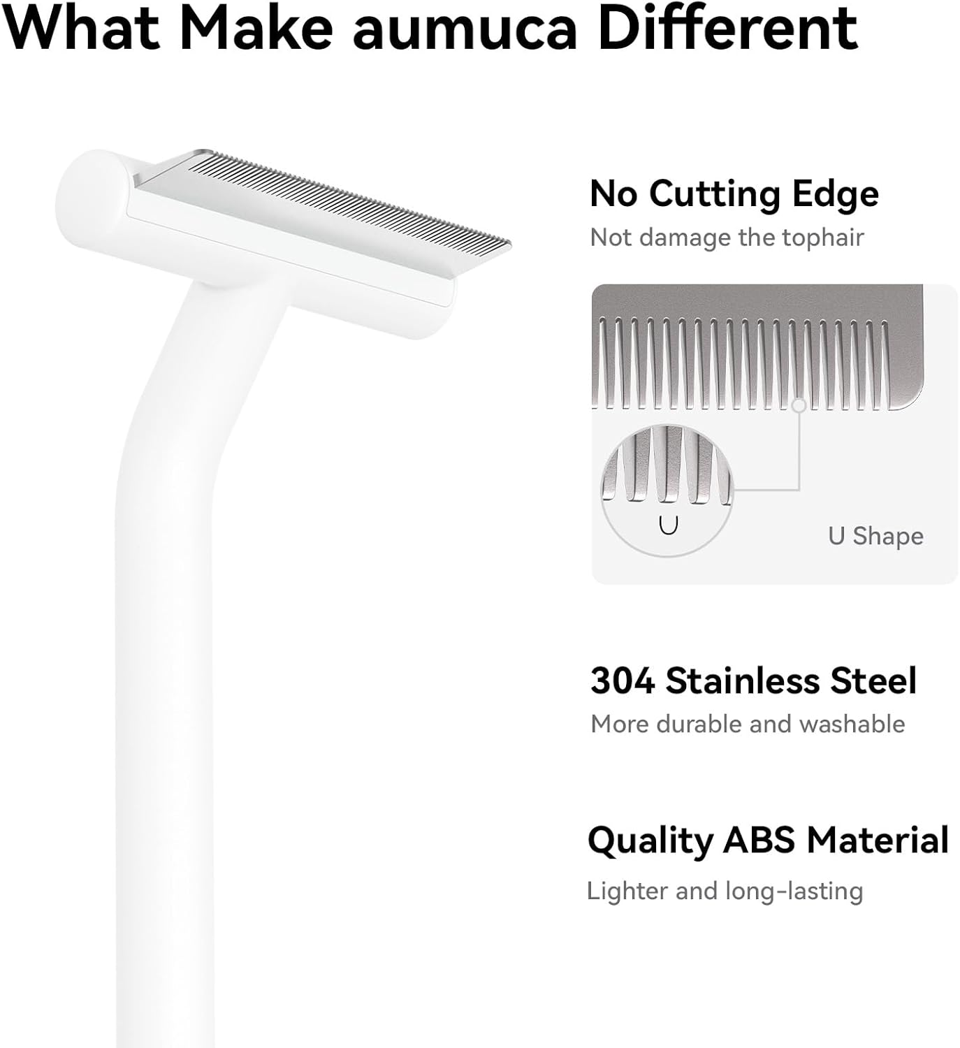 aumuca Cat Brush for Shedding and Grooming, Self Cleaning Slicker Brush for Short or Long Haired Cats, Pet Dog Hair Brush for Puppy Kitten Massage Removes Loose Undercoat, Mats, Tangled Hair, Shed Fur