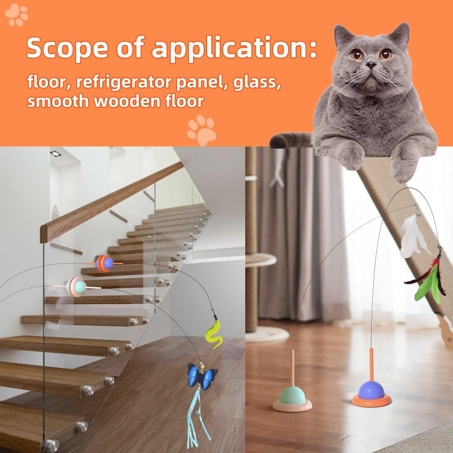 Ownfume 38 Pcs Cat Toys,Kitten Toys,Cat Toys Interactive Accessories for Indoor Cats,Cat Tunnel,Variety Teaser Wand with Feathers,Cat Toys for Kittens Biting,Catnip Fish,Mice,Balls for Cat Pet Lovers