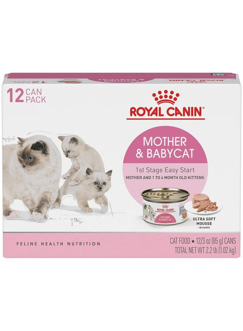 Royal Canin Feline Health Nutrition Mother & Babycat Mousse (WET FOOD