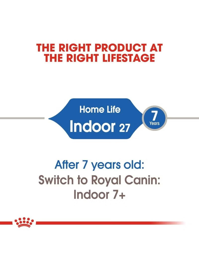 Royal Canin Indoor Dry Food – Tailored Nutrition for Indoor Adult Cats 4Kg