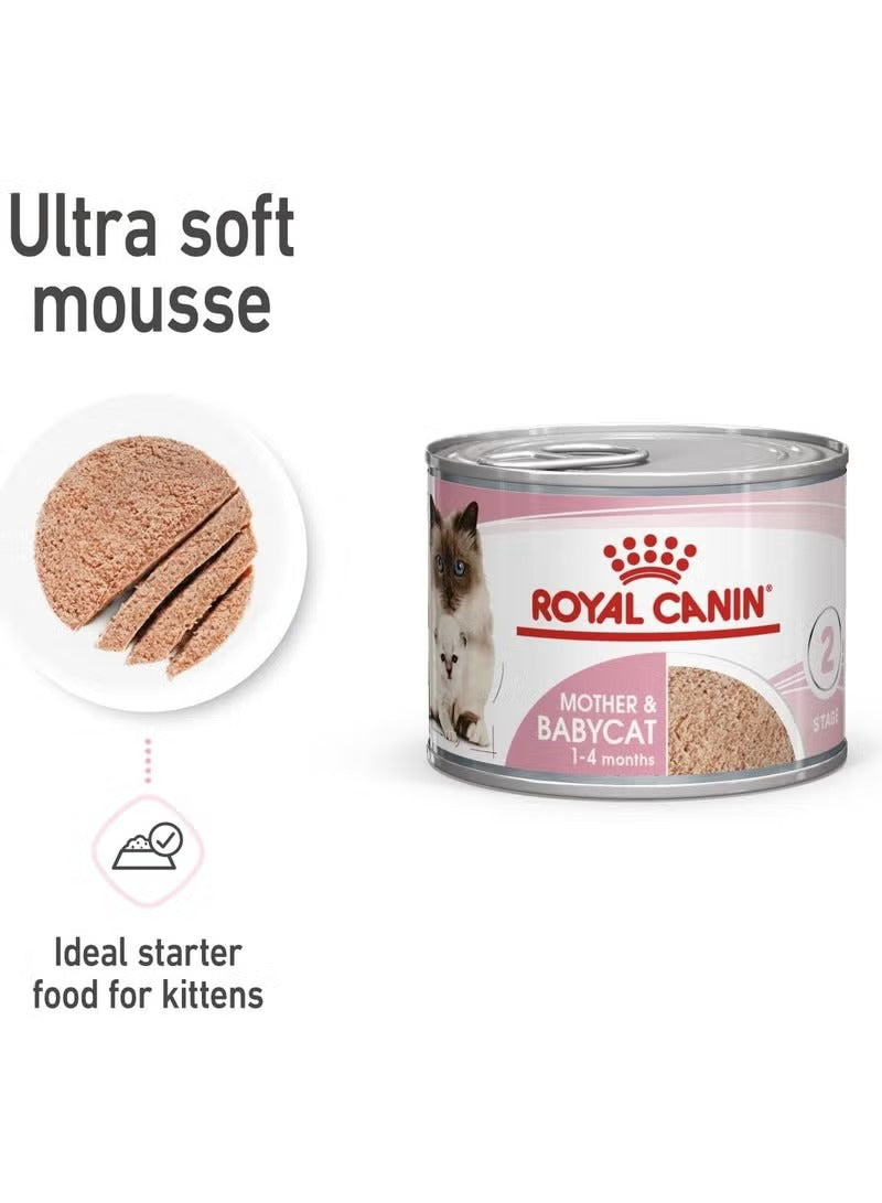 Royal Canin Feline Health Nutrition Mother & Babycat Mousse (WET FOOD