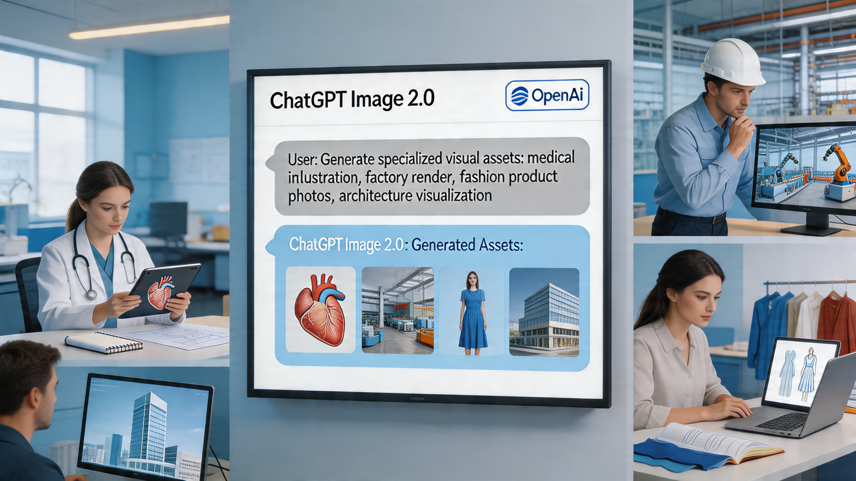ChatGPT Image 2.0 Across Industries: Real Use Cases for Business Owners in Medicine, Manufacturing, Retail and Beyond