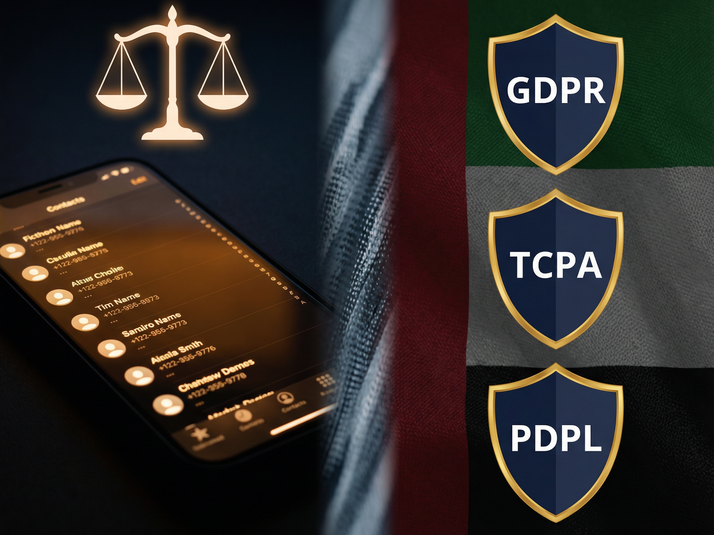 Is Scraping Phone Numbers for Meta Ads Legal? GDPR, TCPA, and UAE PDPL Explained