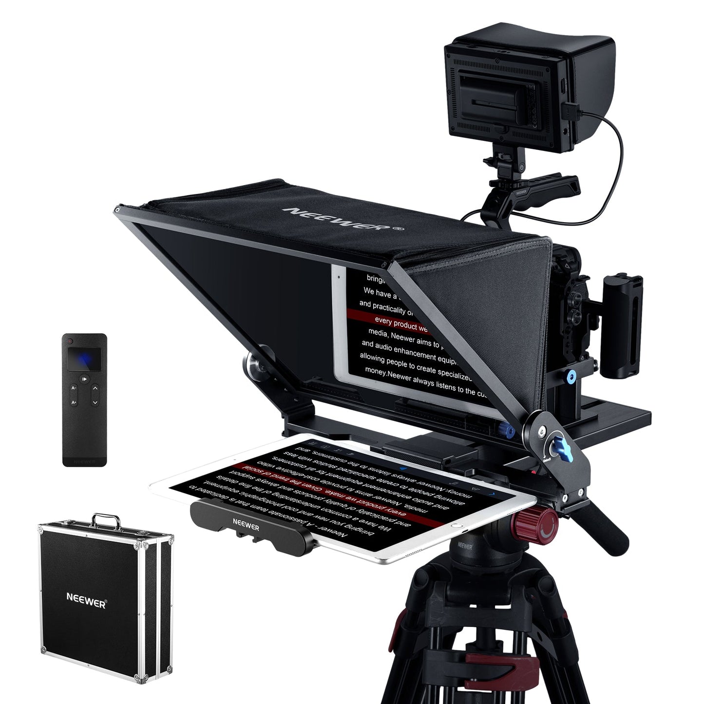 NEEWER X17-II 17" HD Professional Teleprompter with RT113 Remote — PEESHEE Ai