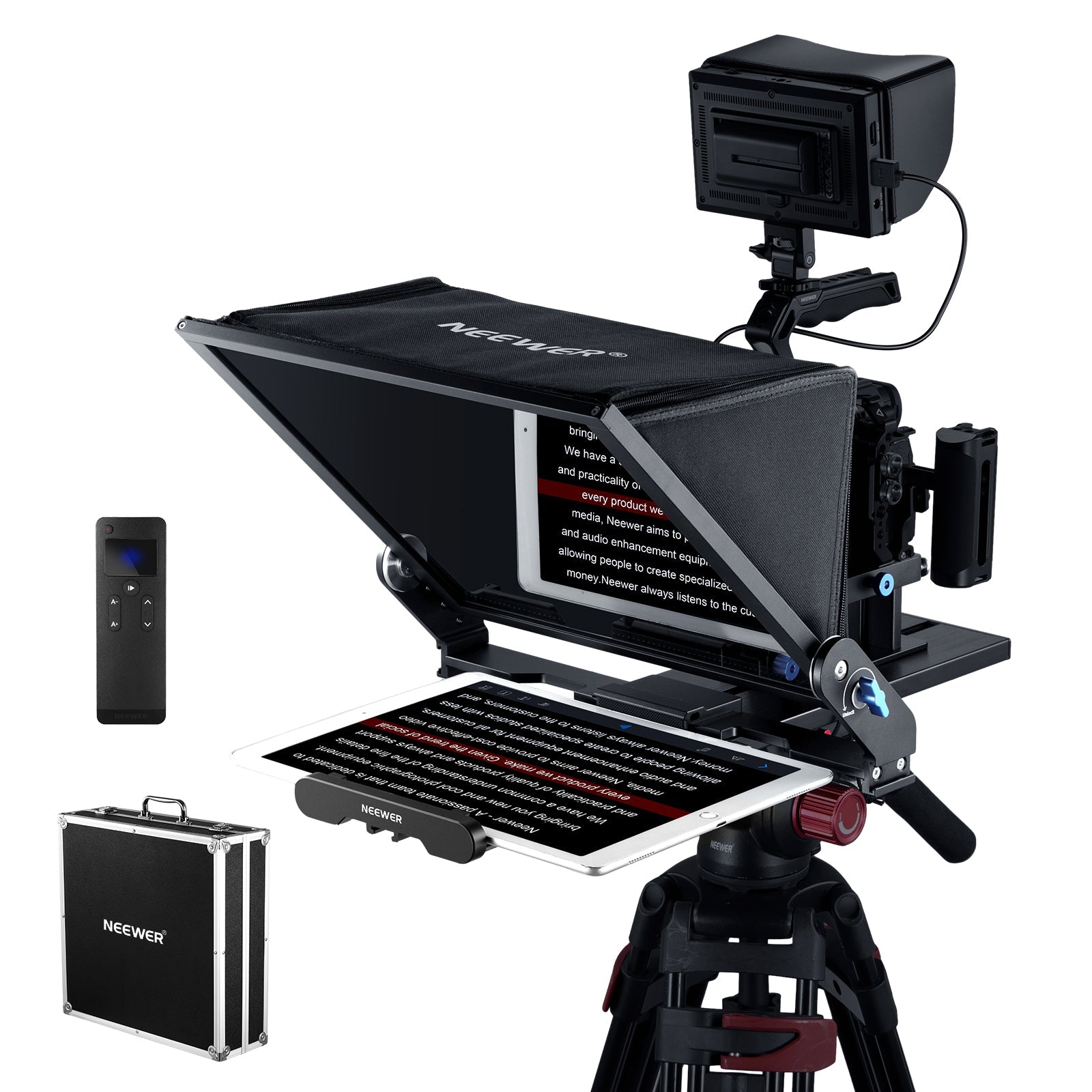 NEEWER X17-II 17" HD Professional Teleprompter with RT113 Remote