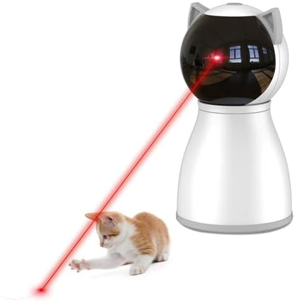 YVE LIFE Laser Cat Toys for Indoor Cats,The 4th Generation Real Random Trajectory Motion Activated Rechargeable Automatic Cat Laser Toy,Interactive Cat Toys for Bored Indoor Adult