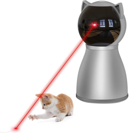YVE LIFE Laser Cat Toys for Indoor Cats,The 4th Generation Real Random Trajectory Motion Activated Rechargeable Automatic Cat Laser Toy,Interactive Cat Toys for Bored Indoor Adult