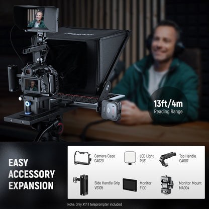 NEEWER X17-II 17" HD Professional Teleprompter with RT113 Remote screenshot 5 — PEESHEE Ai