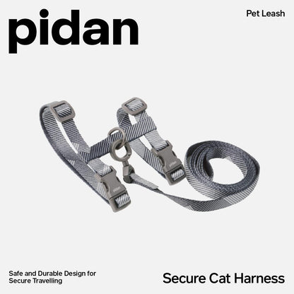 pidan Cat Harness and Leash Set, Cats Escape Proof - Adjustable Kitten Harness for Large Small Cats, Lightweight Soft Walking Travel Petsafe Harness (Multicolor)