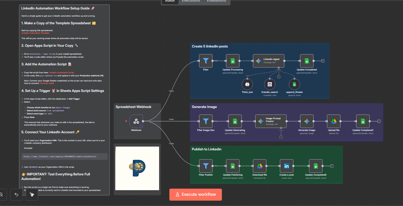 Linked in Agent | Content Creation & Upload + Lead Generation