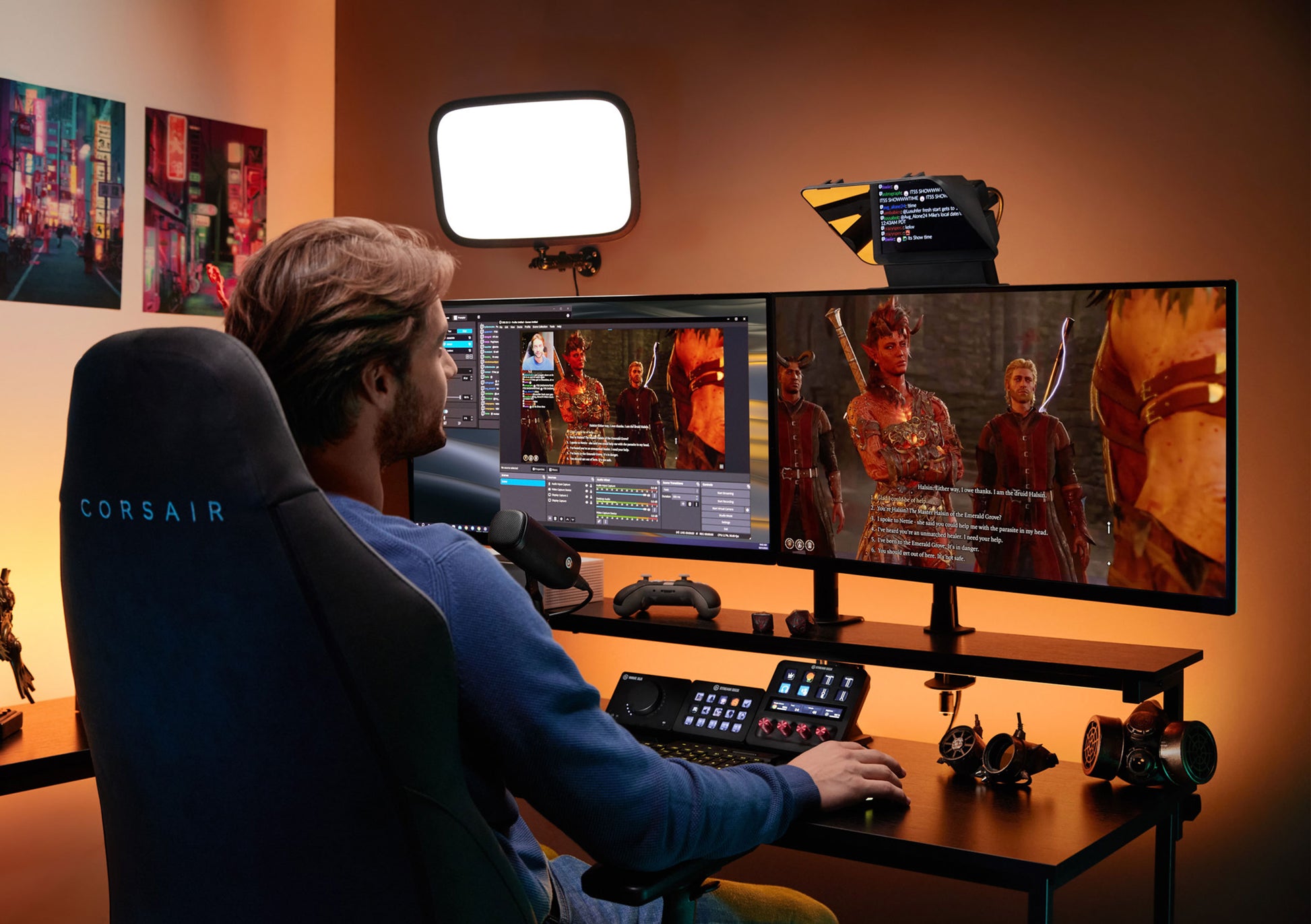 Elgato Prompter - Teleprompter with Built-in Screen for YouTube, Twitch & Video Calls